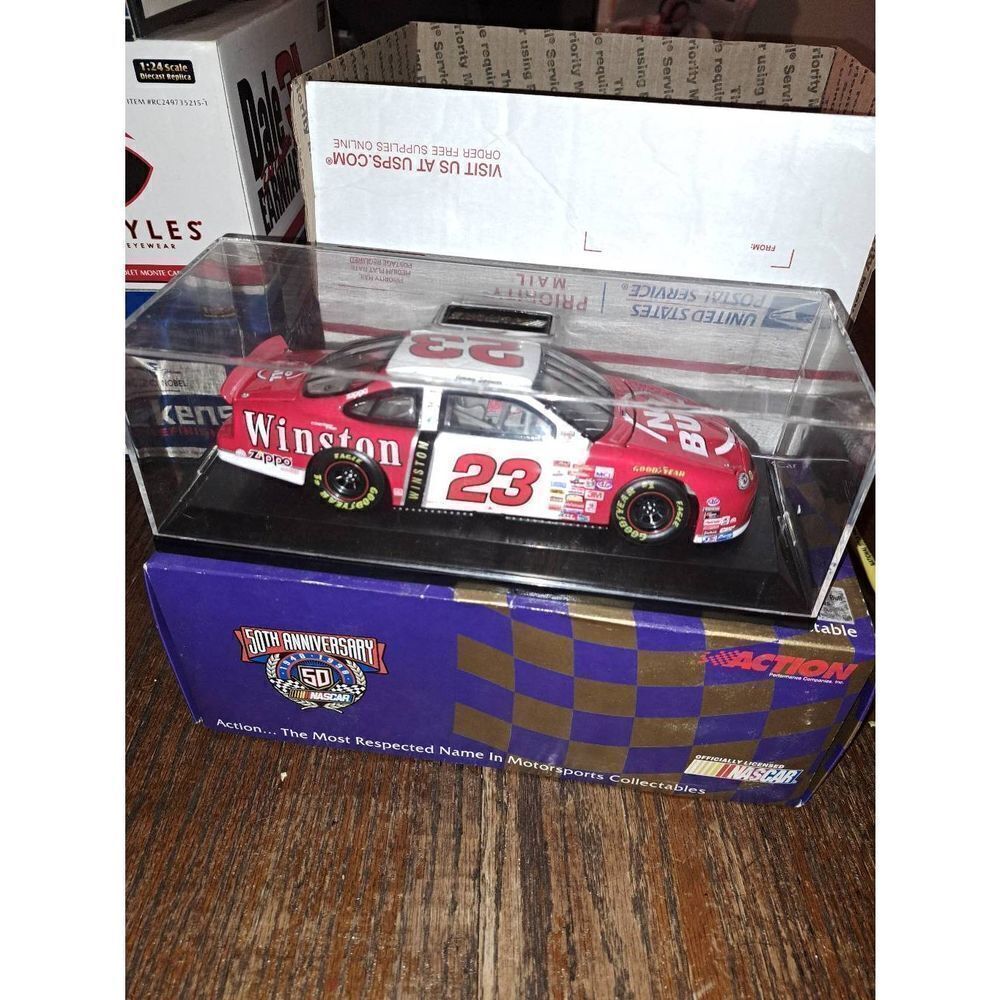 Vintage 98 Action Platinum Collectible Jimmy Spencer No Bull Die Cast Nascar Car